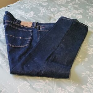 New Ralph Lauren Dark Blue Men's Jeans! 40 Waist By 30 L.